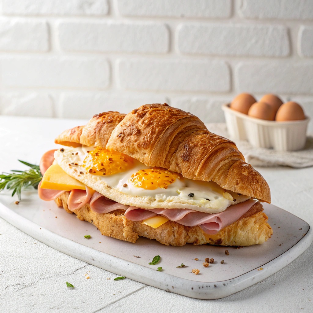 Ham, Egg & Cheese Croissant